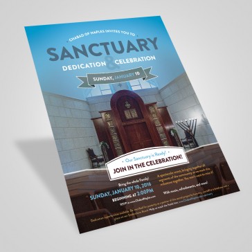 Sanctuary Dedication Flyer