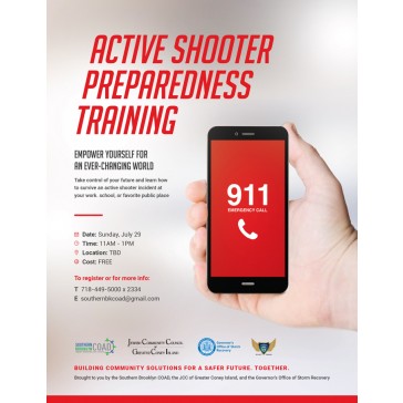 Active Shooter Preparedness Training Flyer