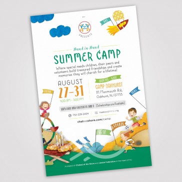 Camp Gan Israel Postcard - 1 Side