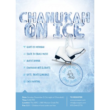 Chanukah on Ice Flyer