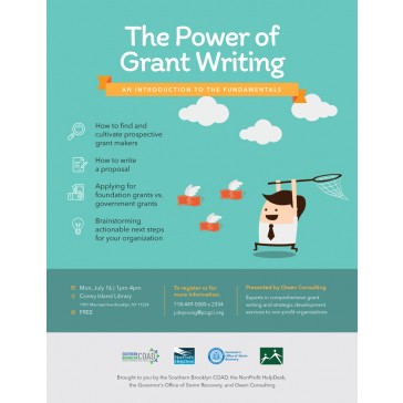 Power of Grant Writing Flyer