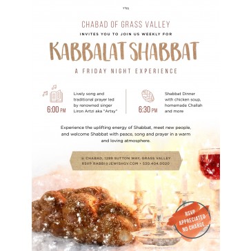 Kabbalat Shabbat Email/Social Post