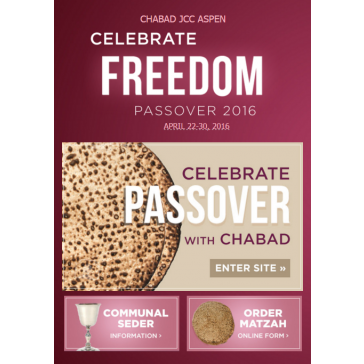 Pesach Minisite Email