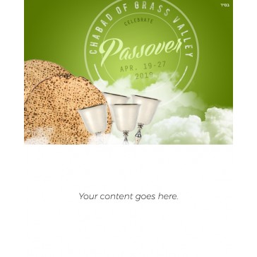 Pesach Email Template