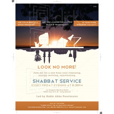Shabbat Service Flyer 1
