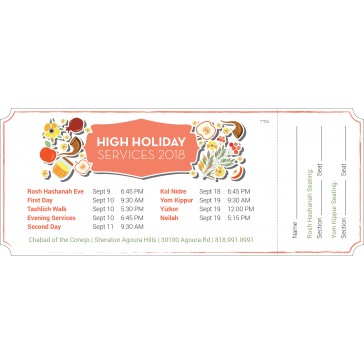 High Holiday Tickets