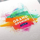 Grand Opening Event Branding