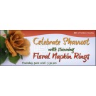 Floral Napkin Ring Web Banner