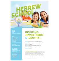 Hebrew School Flyer