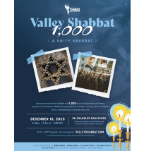 Shabbat 1000 Flyer
