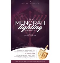 Menorah Lighting Flyer