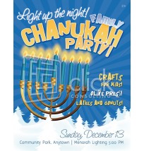 Chanukah Party Flyer 1