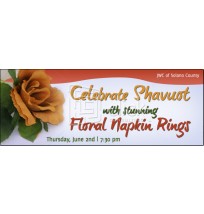 Floral Napkin Ring Web Banner