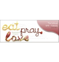 Eat, Pray, Love Event Web Banner